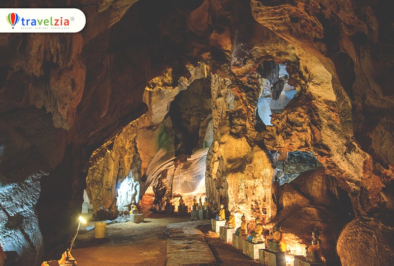 Marble Mountains caves 